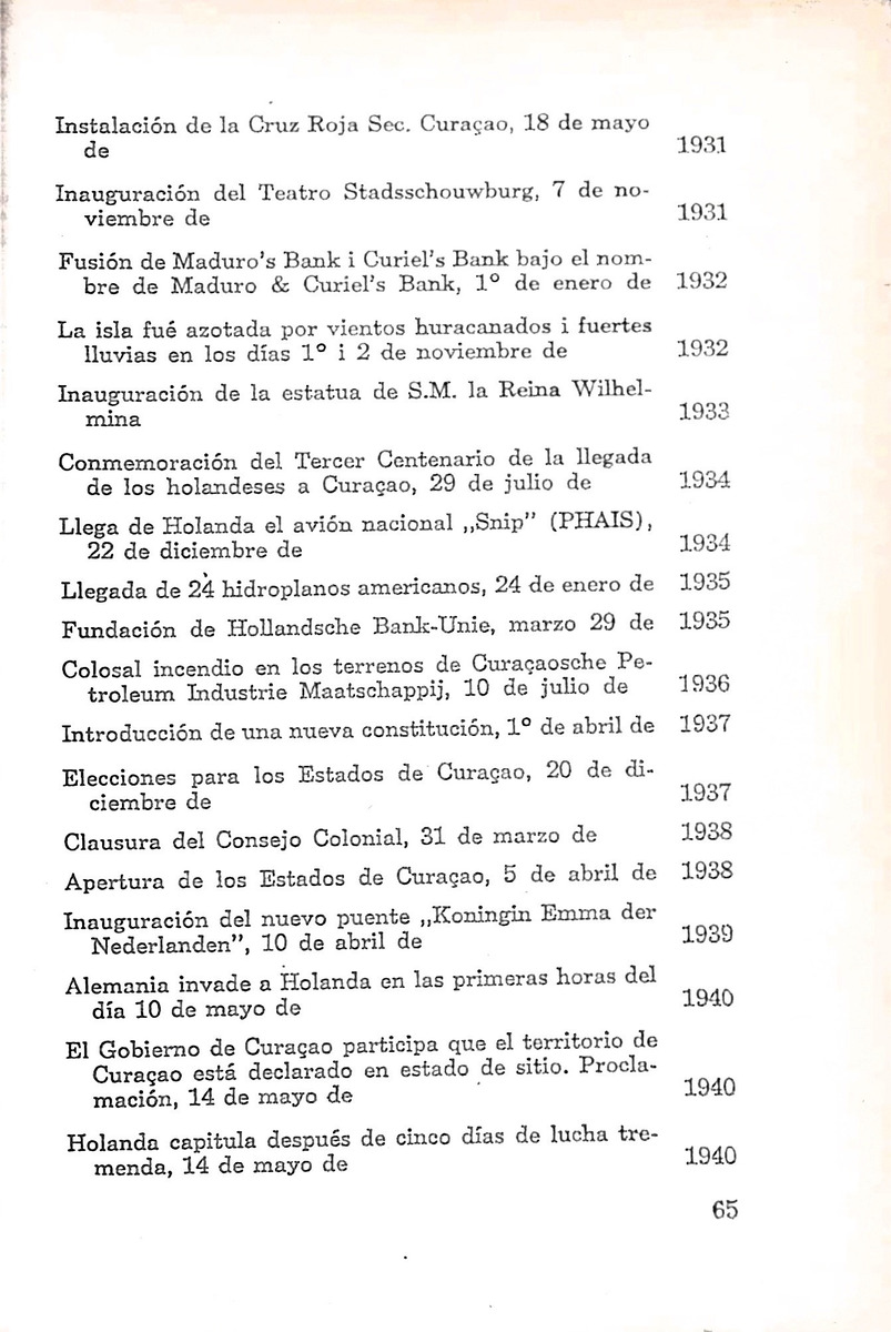 Almanaque de Curacao - 1954 - New Page