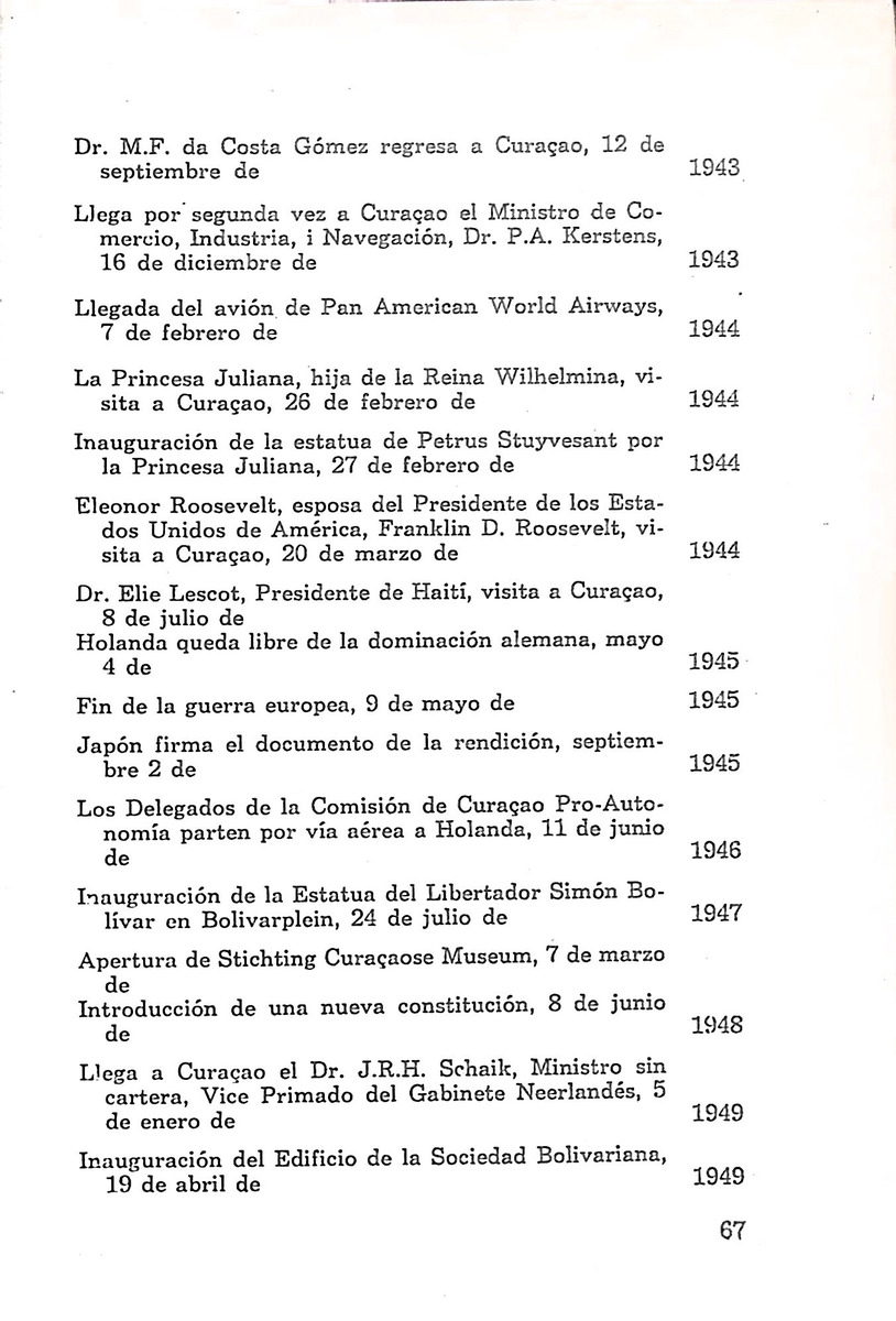 Almanaque de Curacao - 1954 - New Page