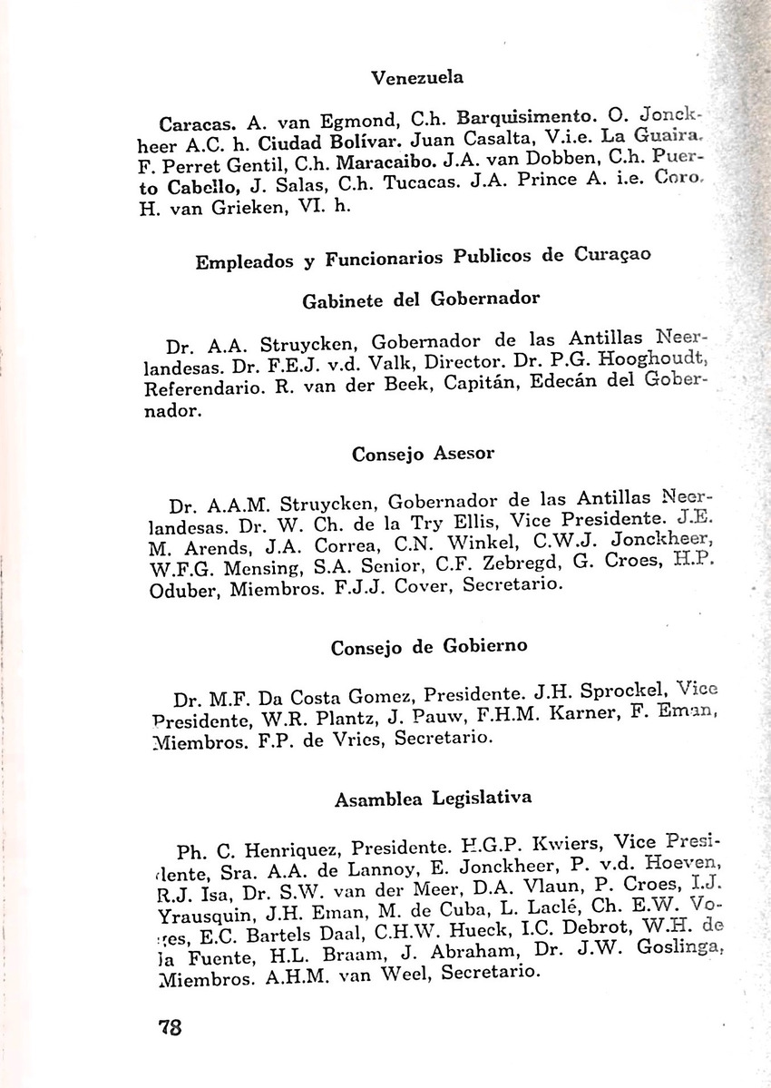 Almanaque de Curacao - 1954 - New Page