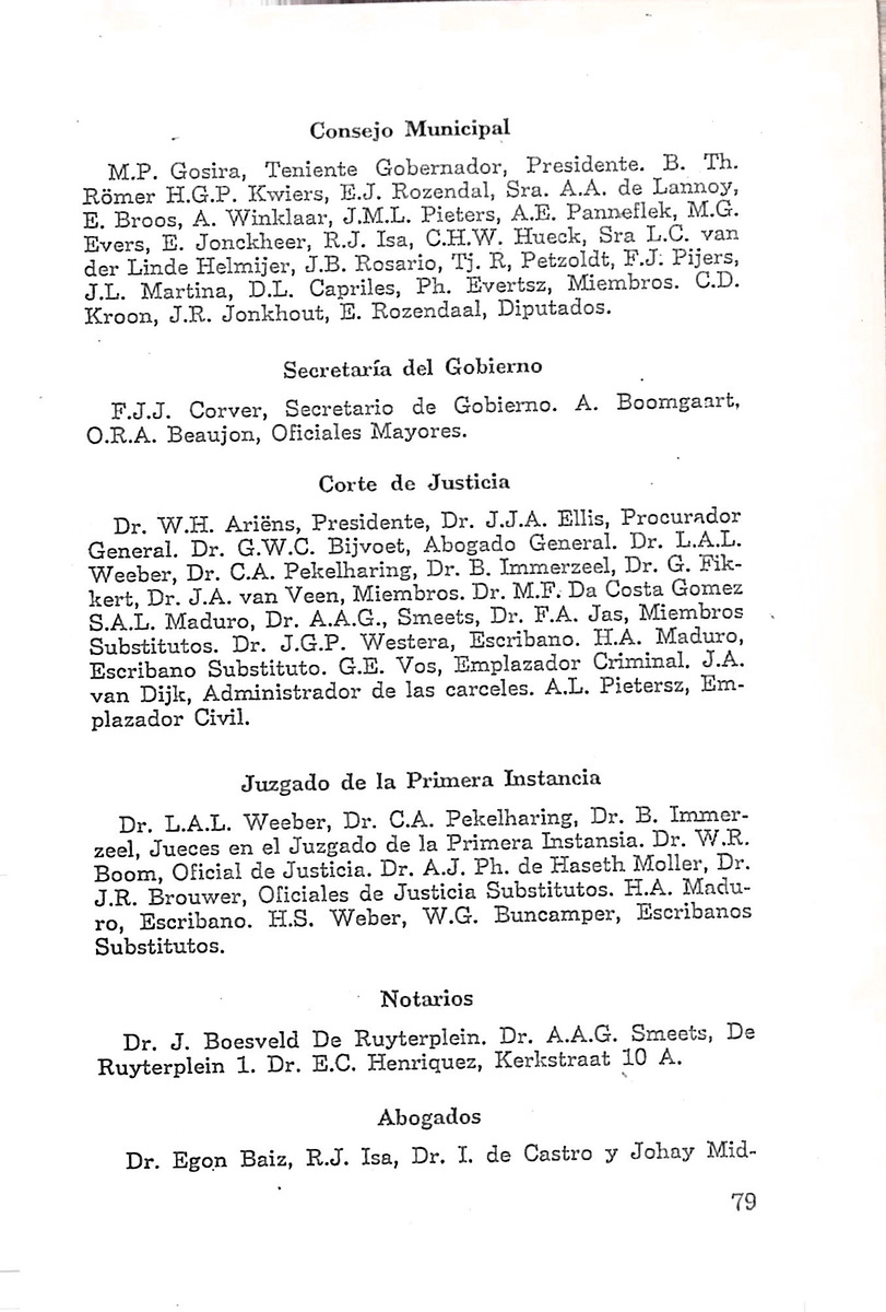 Almanaque de Curacao - 1954 - New Page