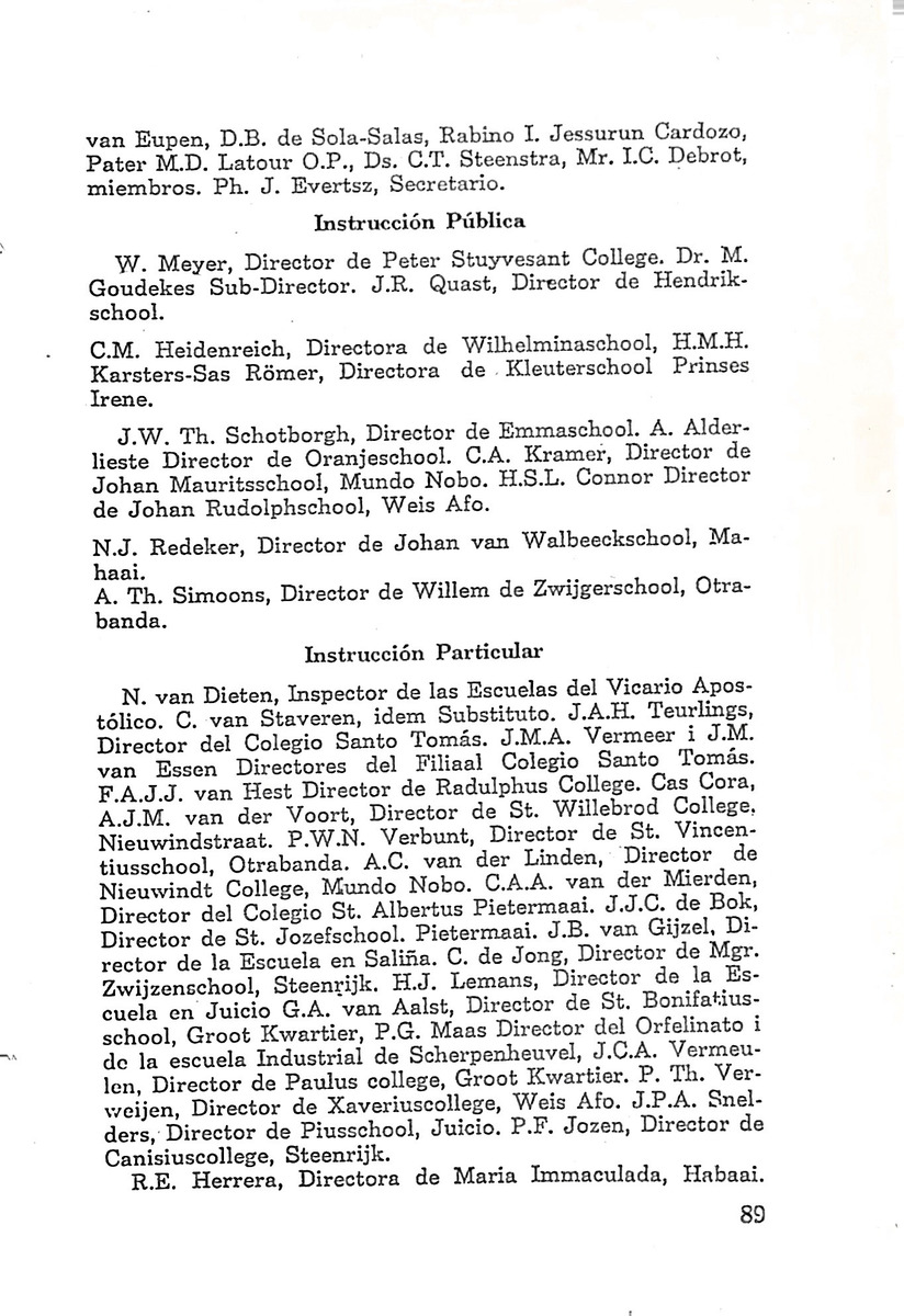 Almanaque de Curacao - 1954 - New Page