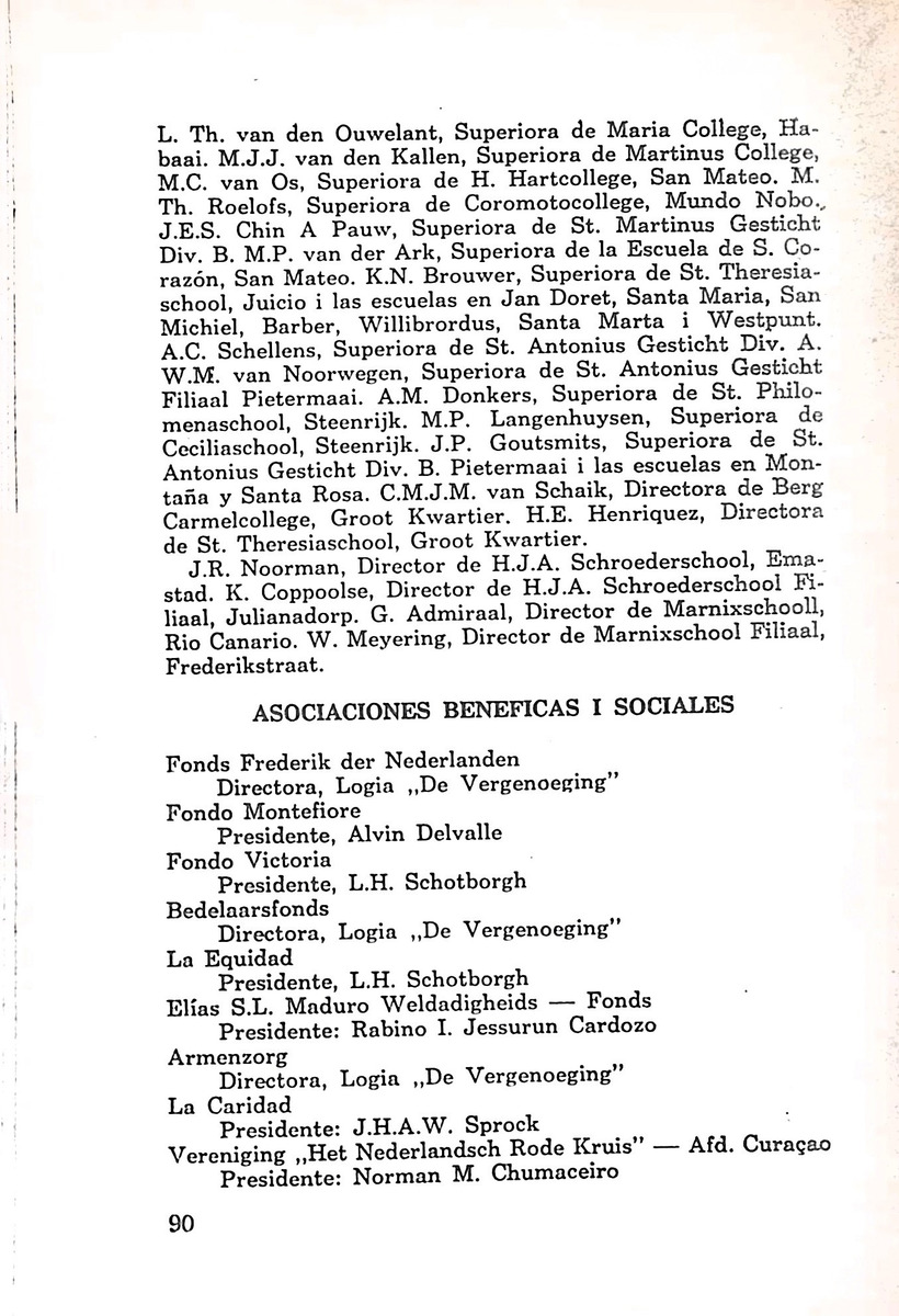 Almanaque de Curacao - 1954 - New Page