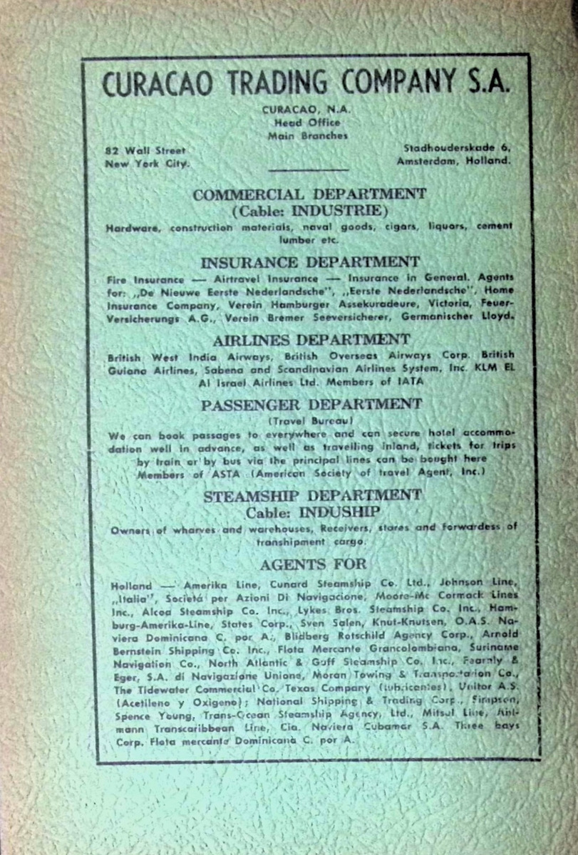 Almanaque de Curacao - 1955 - New Page