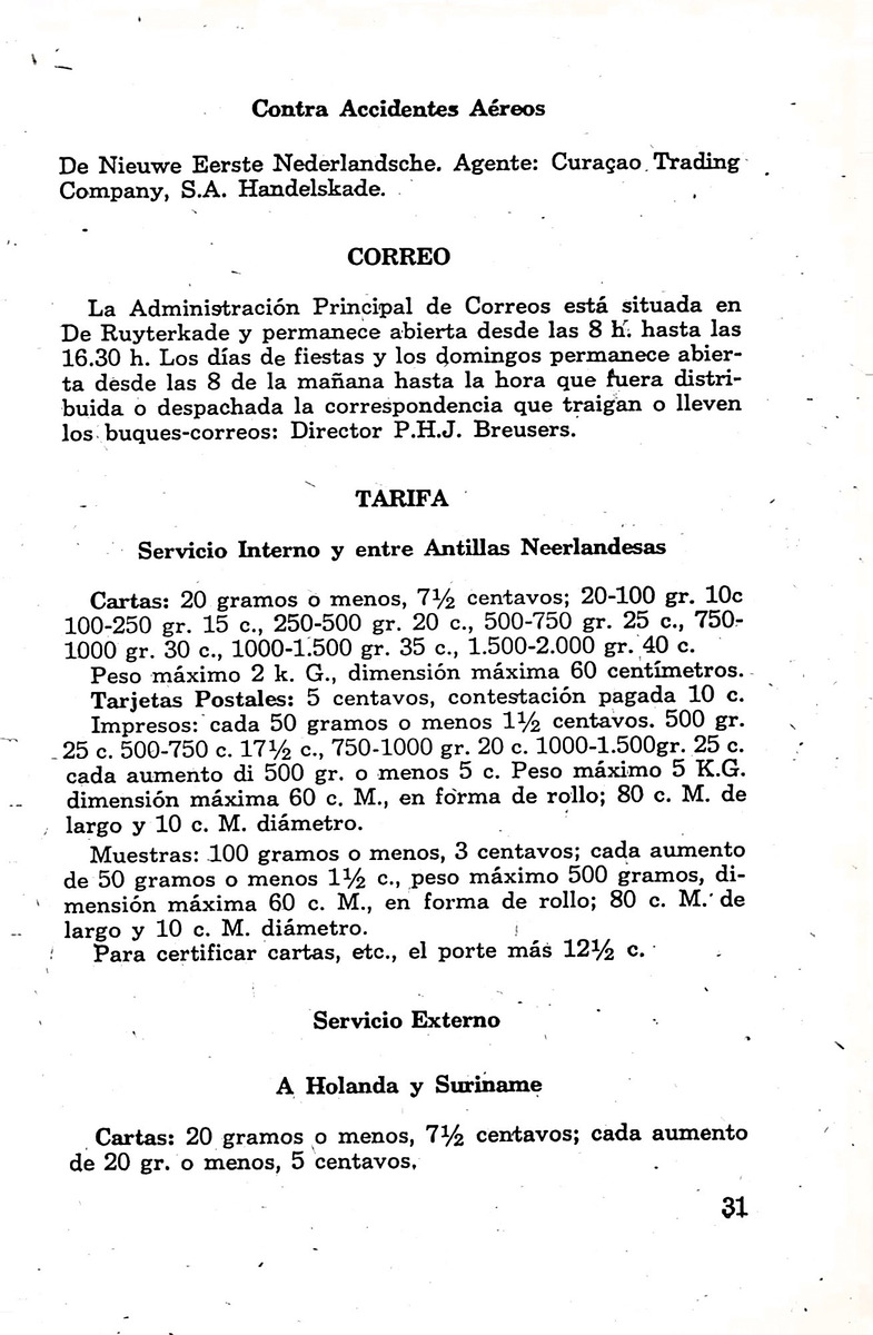 Almanaque de Curacao - 1955 - New Page