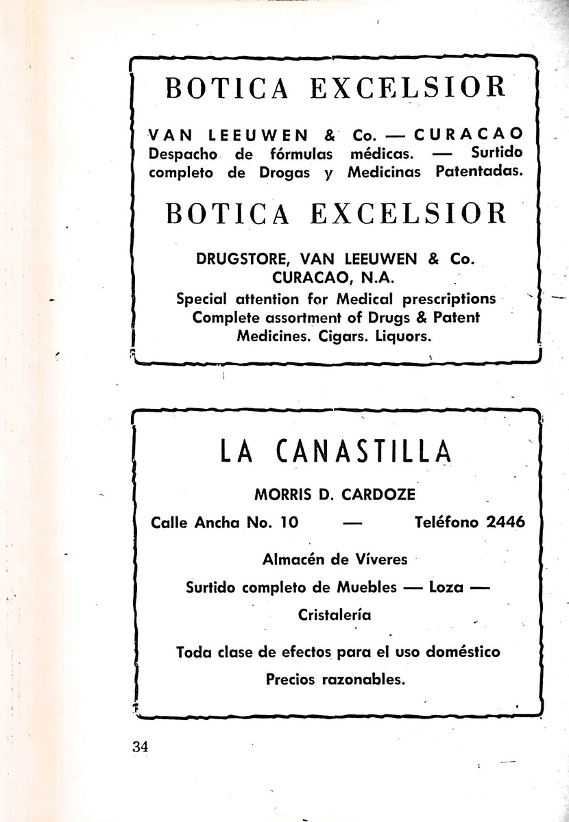 Almanaque de Curacao - 1955 - New Page