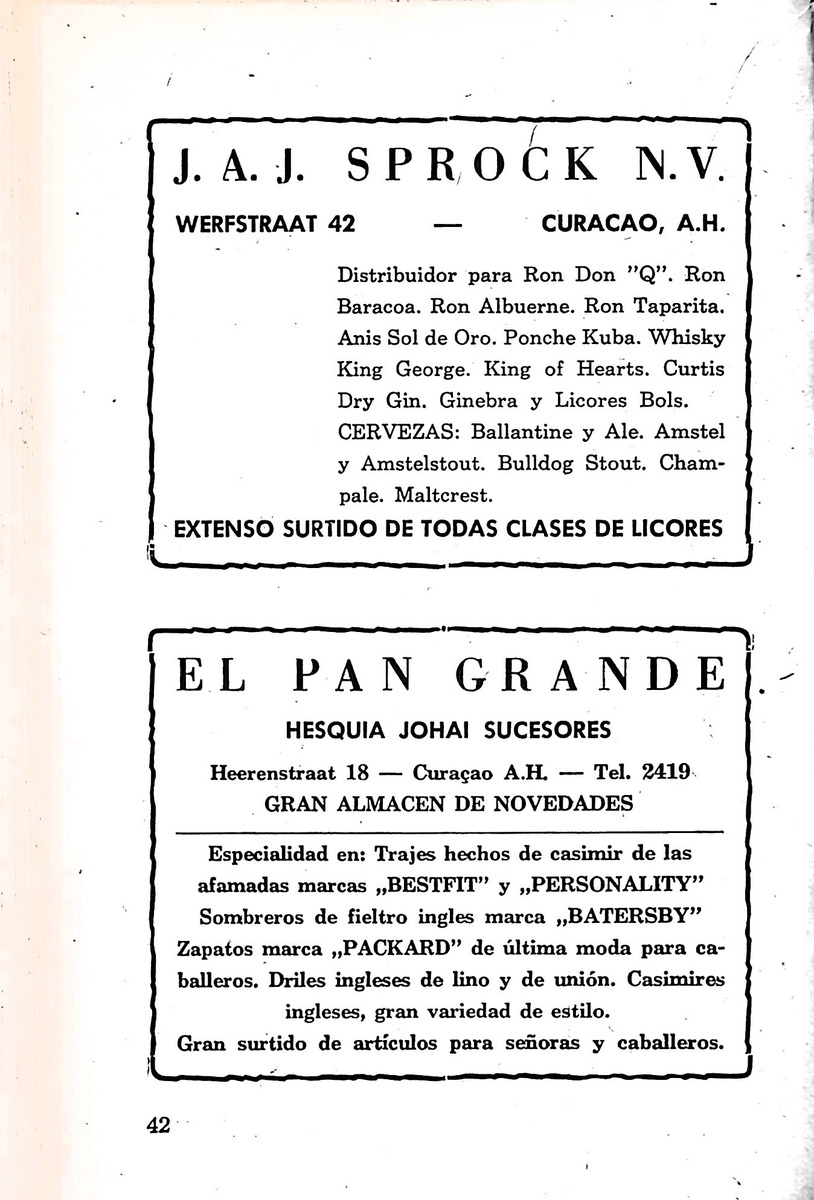 Almanaque de Curacao - 1955 - New Page