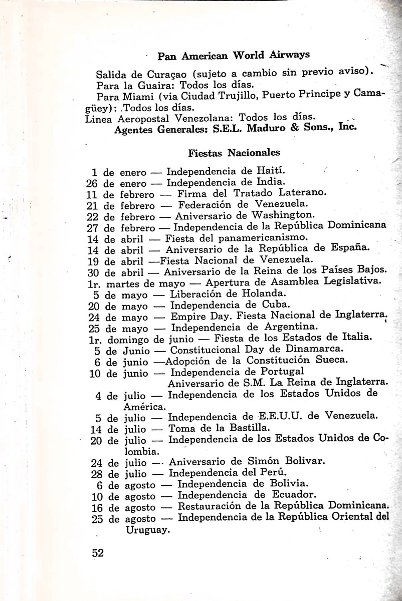 Almanaque de Curacao - 1955 - New Page