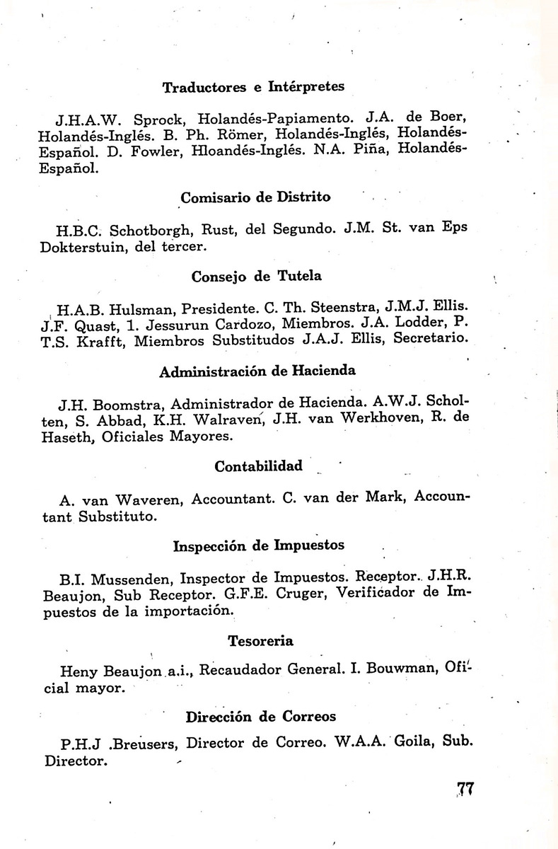 Almanaque de Curacao - 1955 - New Page
