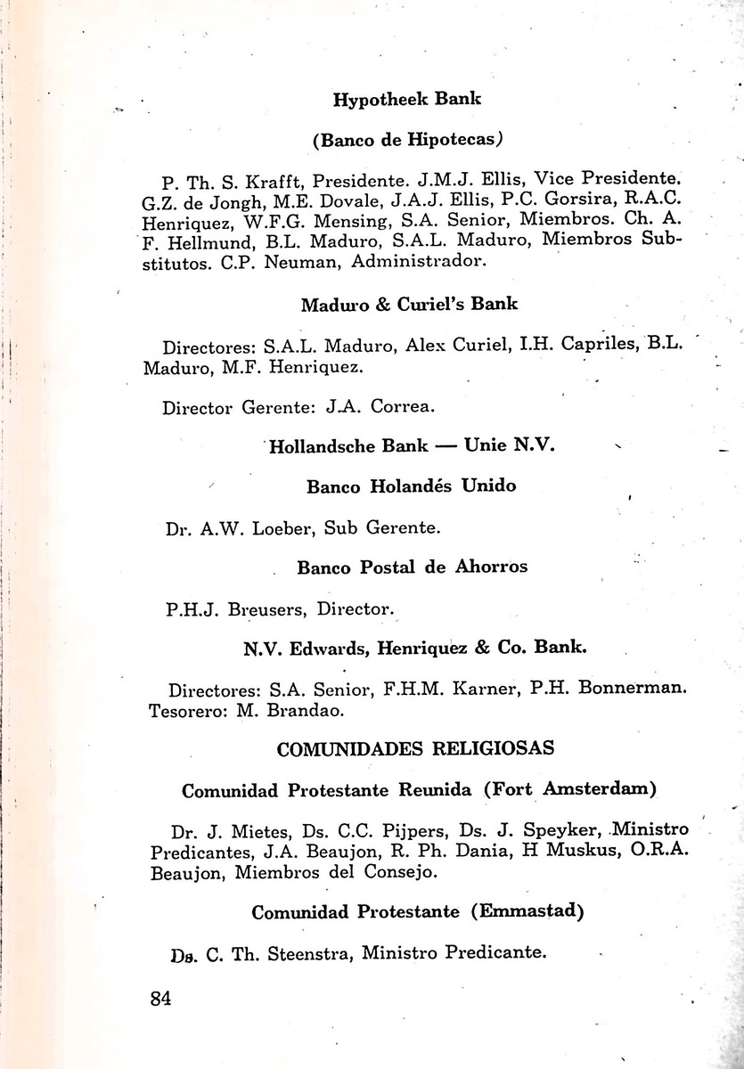 Almanaque de Curacao - 1955 - New Page