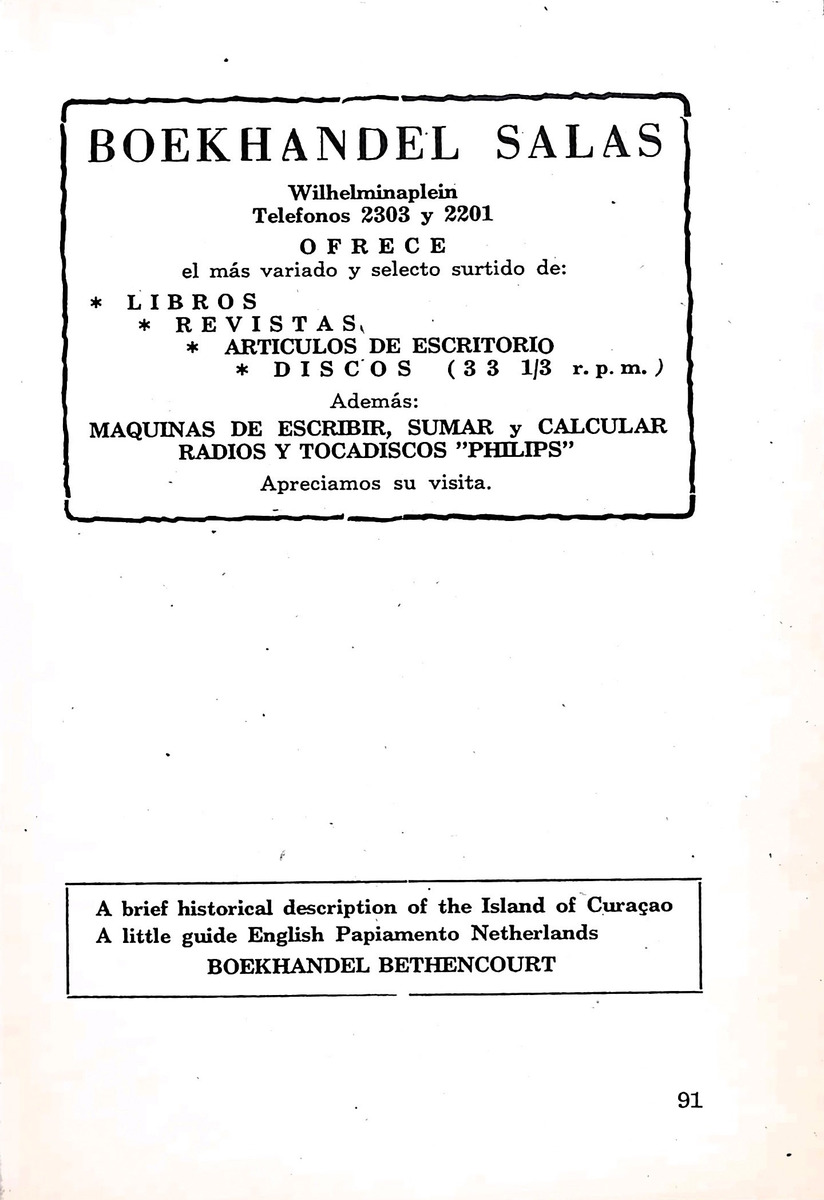 Almanaque de Curacao - 1955 - New Page