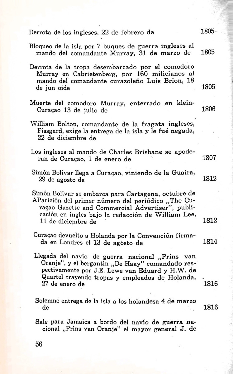 Almanaque de Curacao - 1957 - New Page
