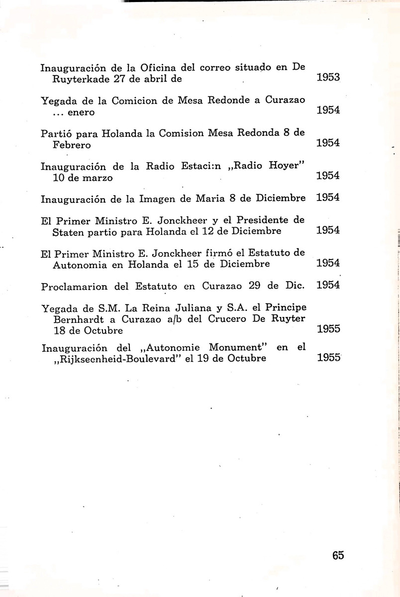 Almanaque de Curacao - 1957 - New Page