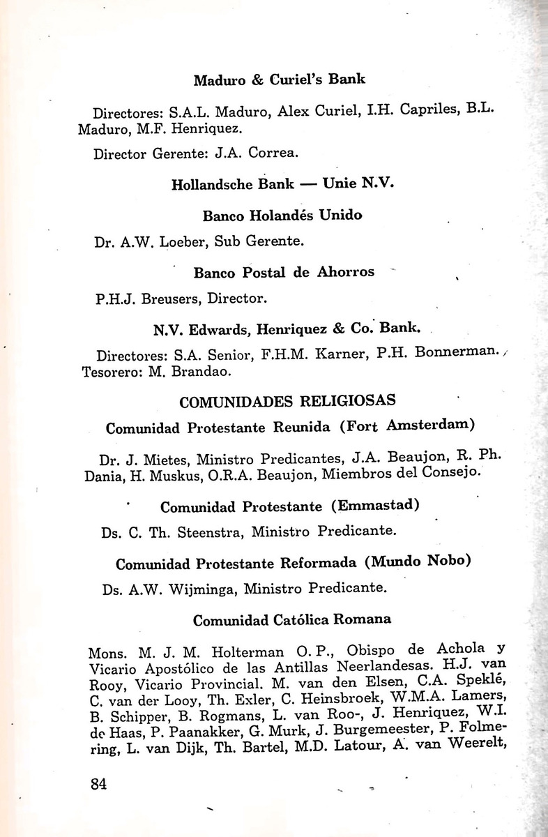 Almanaque de Curacao - 1957 - New Page