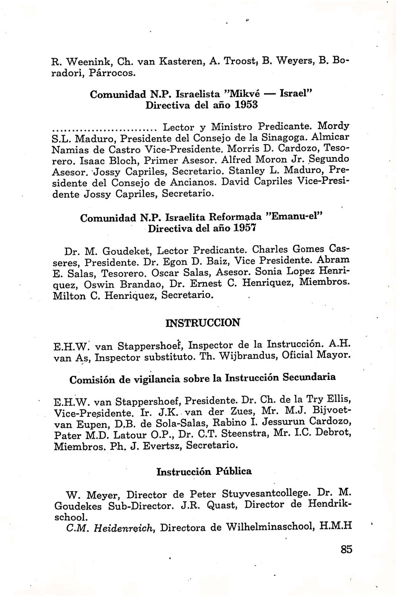 Almanaque de Curacao - 1957 - New Page