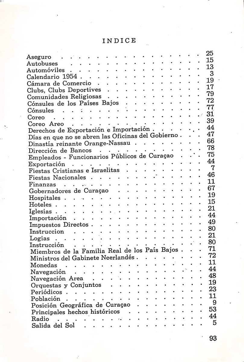 Almanaque de Curacao - 1957 - New Page