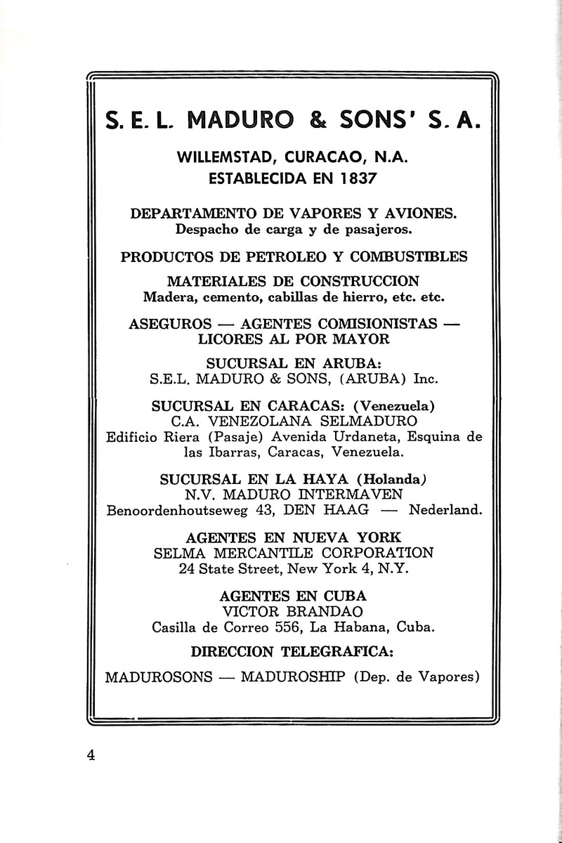 Almanaque de Curacao - 1961 - New Page