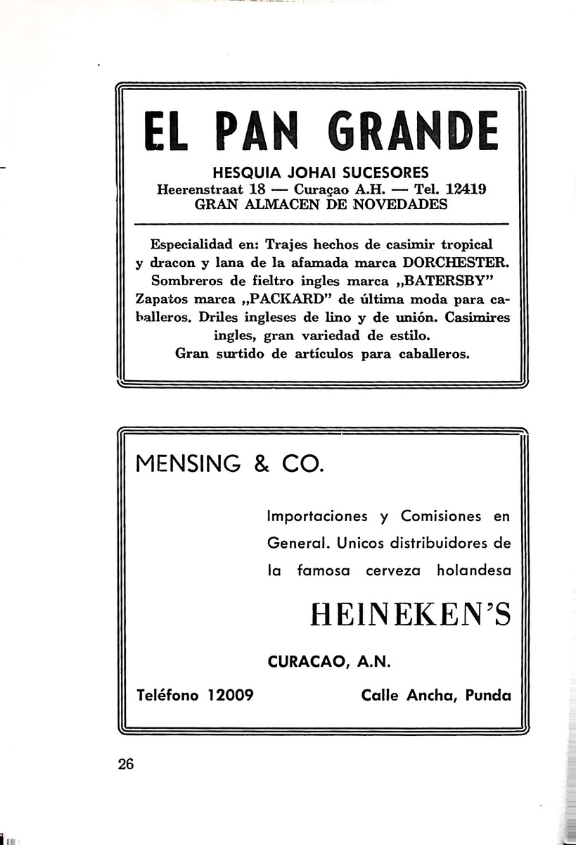 Almanaque de Curacao - 1961 - New Page