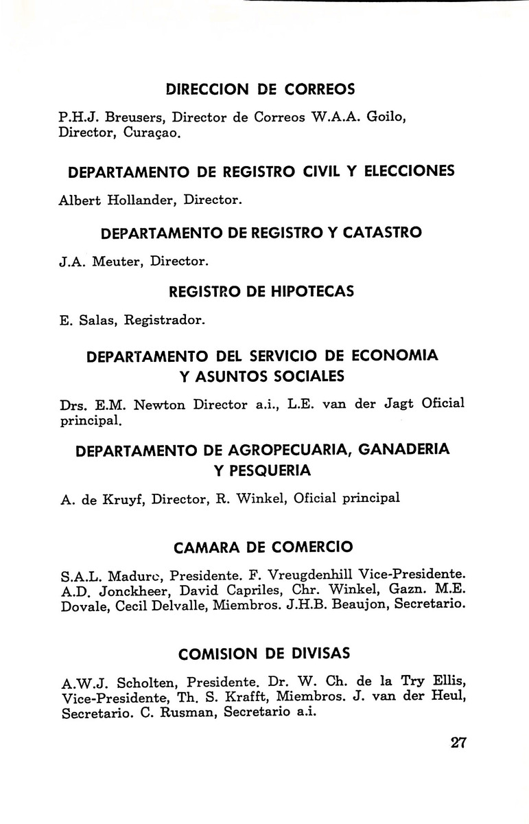 Almanaque de Curacao - 1961 - New Page