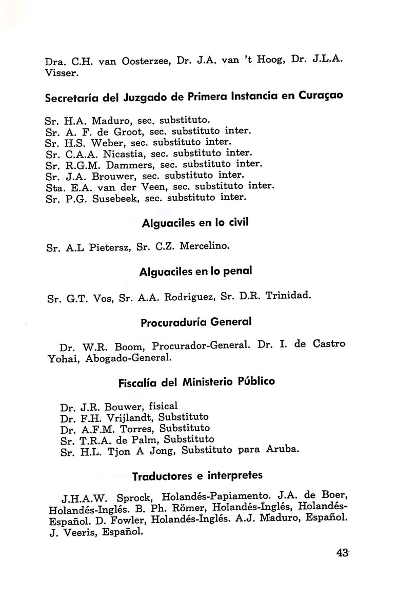 Almanaque de Curacao - 1961 - New Page