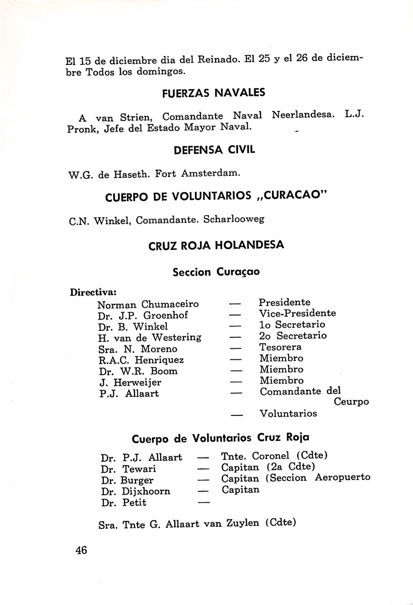 Almanaque de Curacao - 1961 - New Page