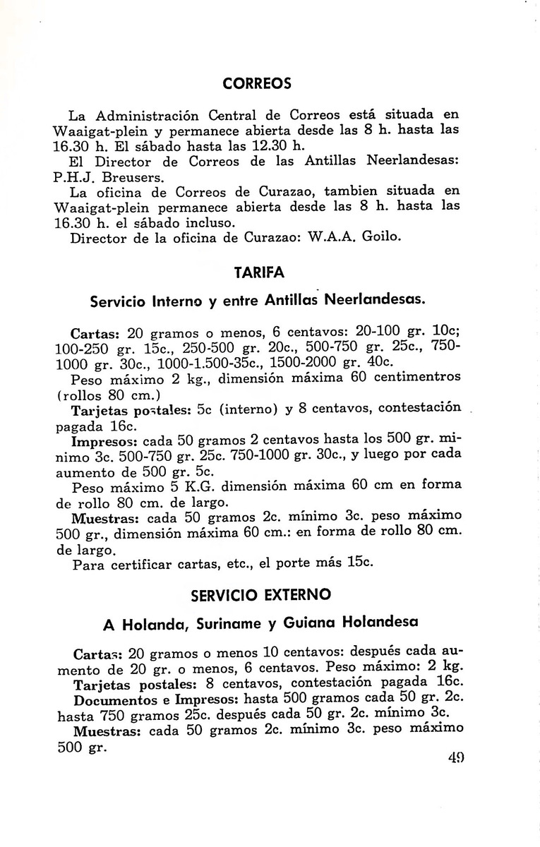 Almanaque de Curacao - 1961 - New Page