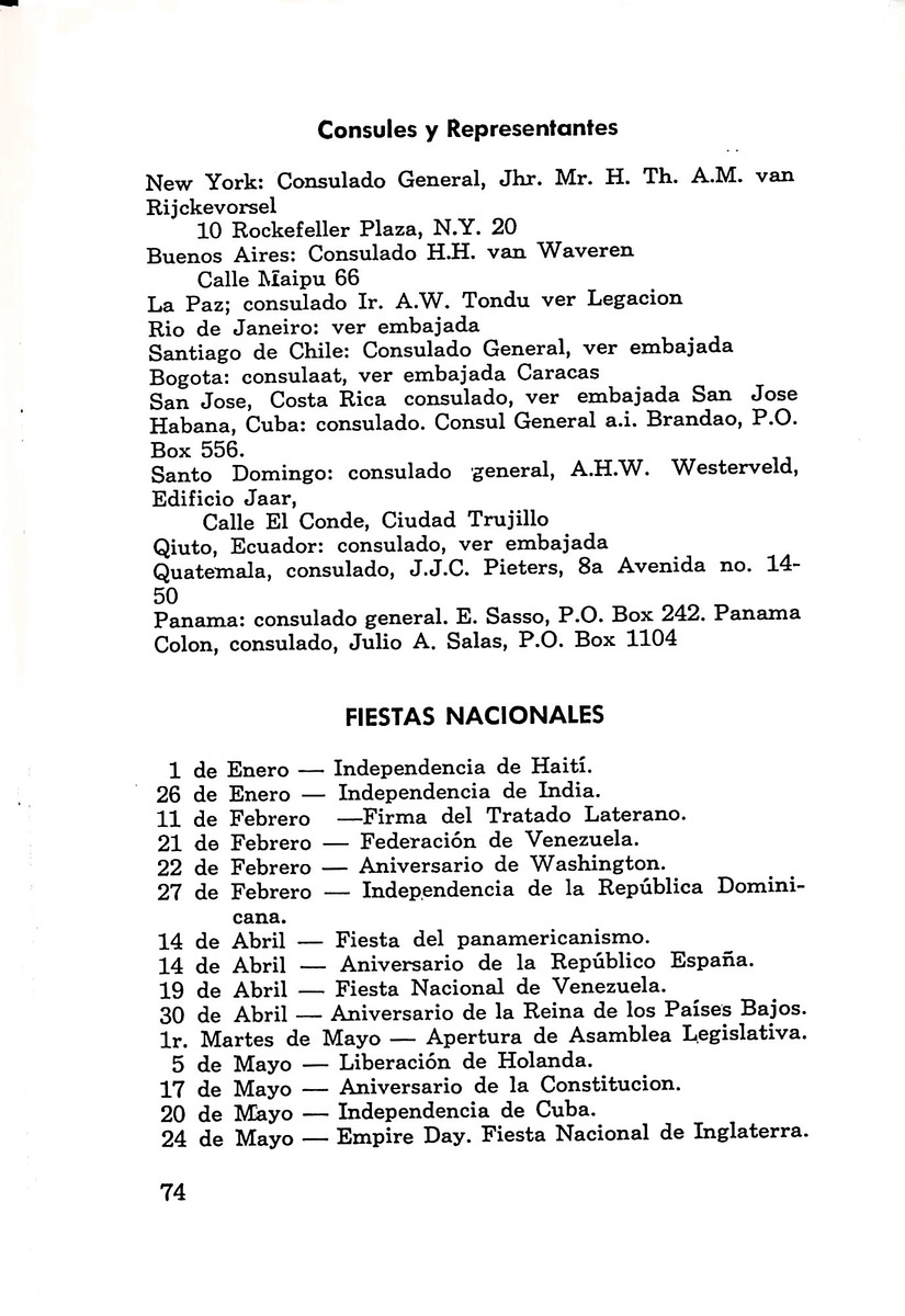 Almanaque de Curacao - 1961 - New Page