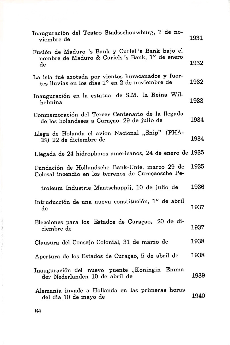 Almanaque de Curacao - 1961 - New Page
