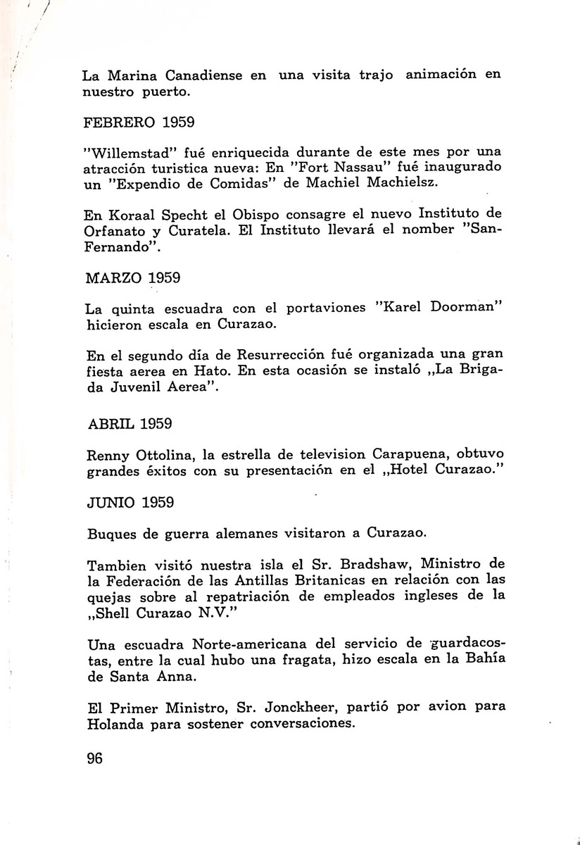 Almanaque de Curacao - 1961 - New Page