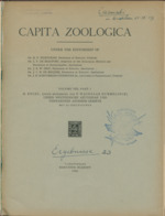Ueber Westindische Aplysiidae und verwandten anderer gebiete - Capita Zoologica Vol VIII, part 1 (Zoologische Ergebnisse einer Reise nach Bonaire, Curacao und Aruba, nr 23)