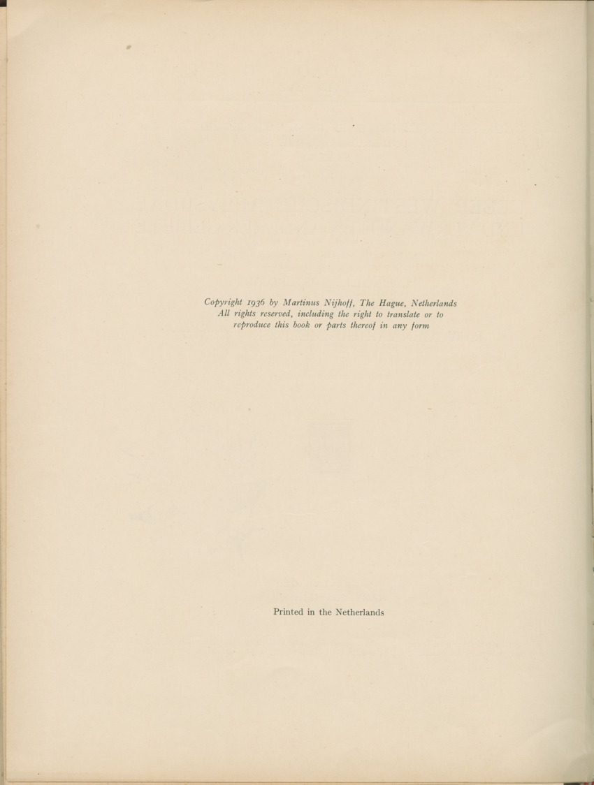 Ueber Westindische Aplysiidae und verwandten anderer gebiete - Capita Zoologica Vol VIII, part 1 (Zoologische Ergebnisse einer Reise nach Bonaire, Curacao und Aruba, nr 23) - New Page