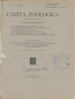 Cephalopodes des iles Bonaire et Curacao (avec un revision du genre Sepiotheutis de la cote Americaine) - Capita Zoologica Vol VIII, part 3 (Zoologische Ergebnisse einer Reise nach Bonaire, Curacao und Aruba, nr 24)