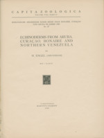 Echinoderms from Aruba, Curacao, Bonaire and Northern Venezuela - Capita Zoologica Vol VIII, part 4-4 (Zoologische Ergebnisse einer Reise nach Bonaire, Curacao und Aruba, nr 27)