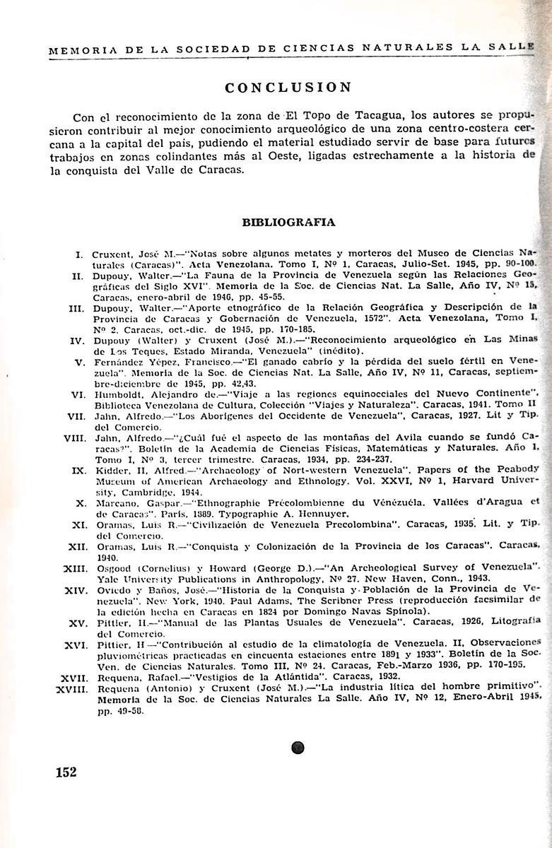 Memoria, Sociedad de Ciencias Naturales La Salle - 1946, Ano VI, Num. 16 - New Page