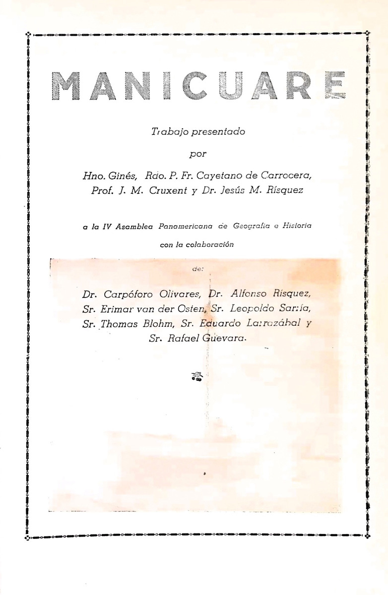 Memoria, Sociedad de Ciencias Naturales La Salle - 1946, Ano VI, Num. 16 - New Page