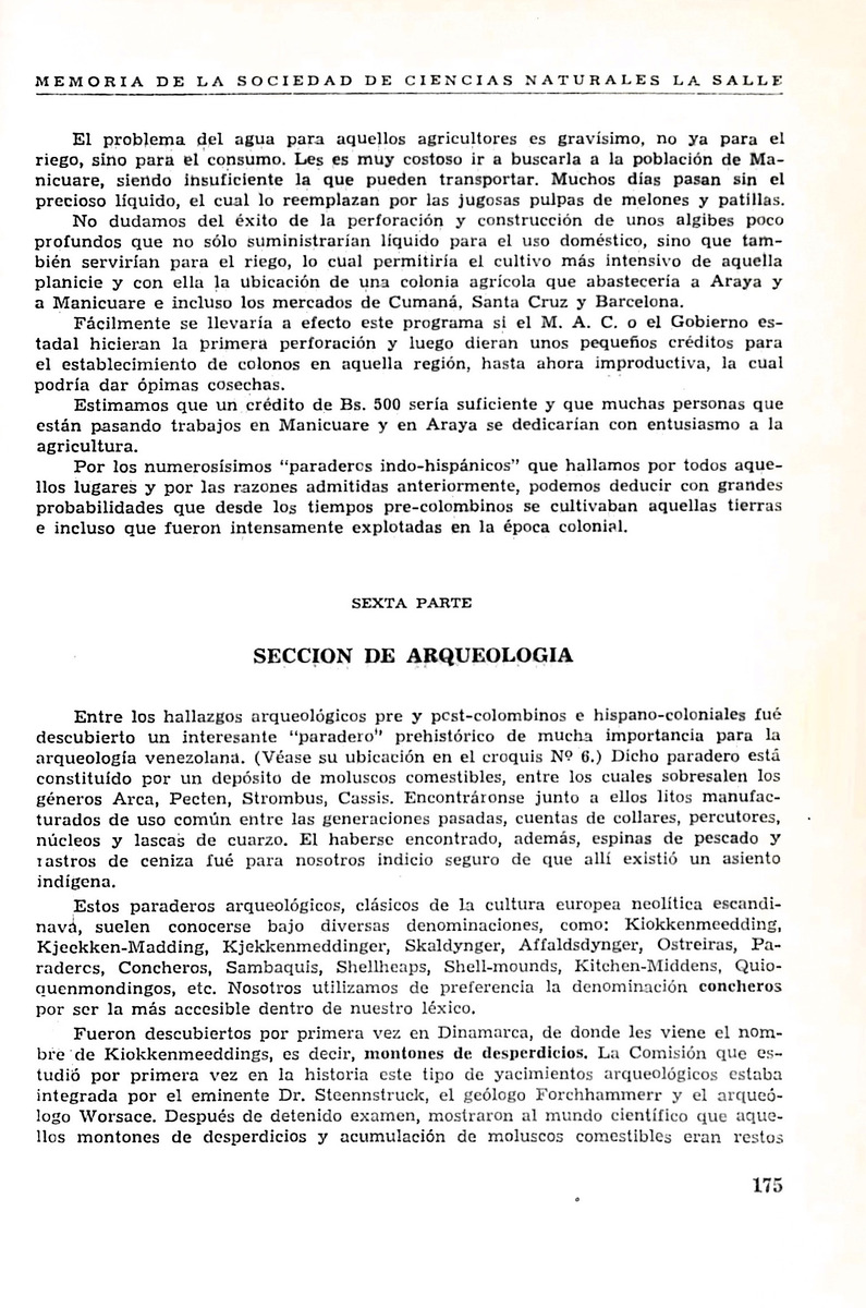 Memoria, Sociedad de Ciencias Naturales La Salle - 1946, Ano VI, Num. 16 - New Page