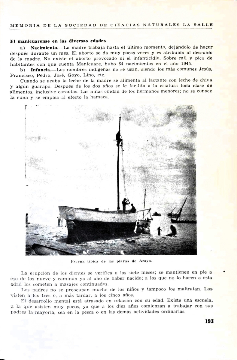 Memoria, Sociedad de Ciencias Naturales La Salle - 1946, Ano VI, Num. 16 - New Page