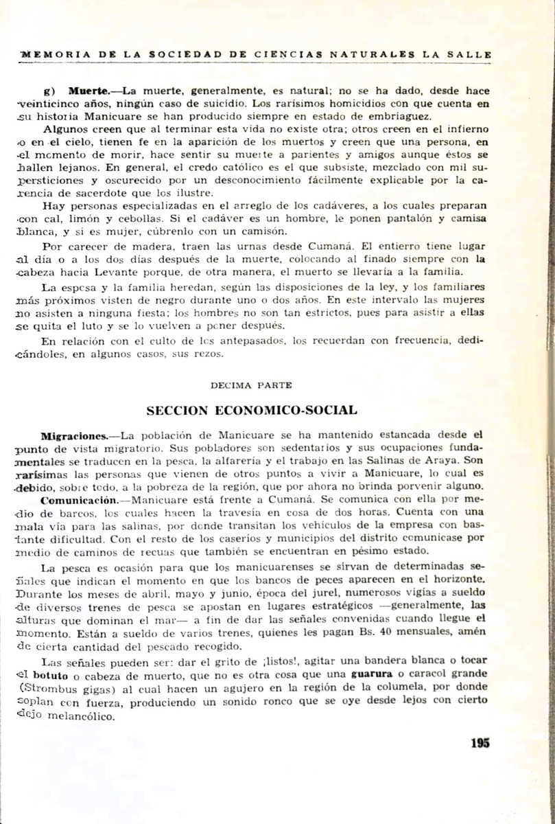Memoria, Sociedad de Ciencias Naturales La Salle - 1946, Ano VI, Num. 16 - New Page