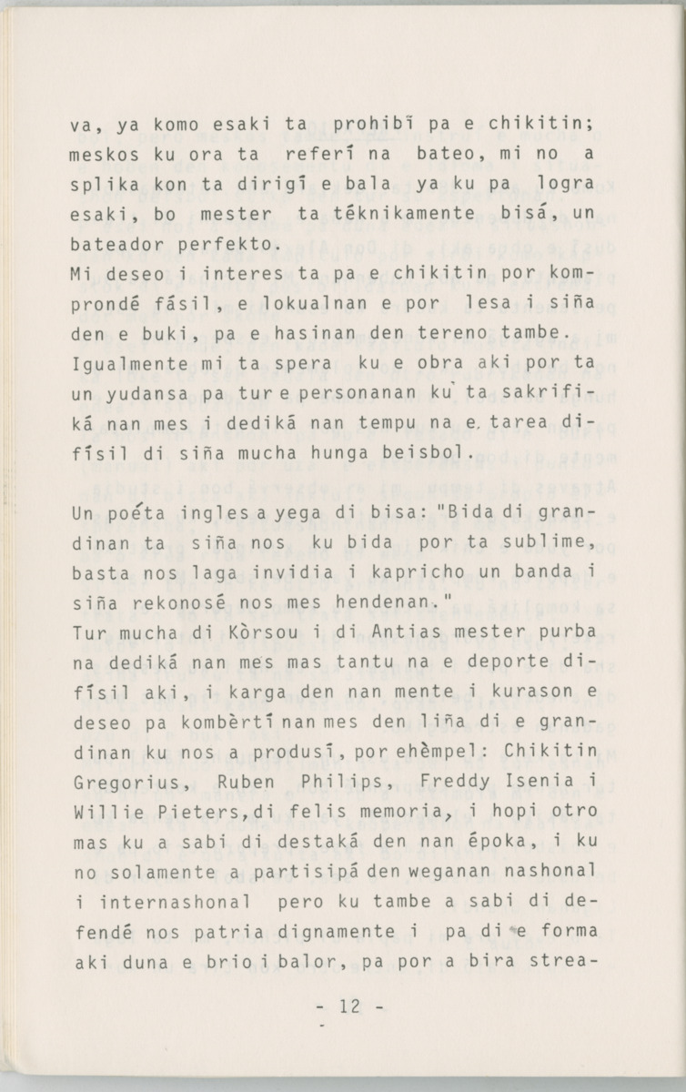 ABC di Beisbol pa hubentut - Page 14