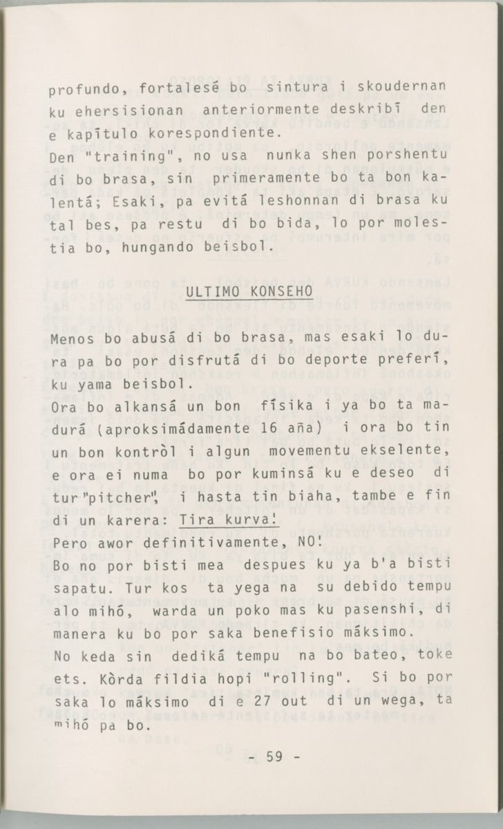 ABC di Beisbol pa hubentut - Page 61