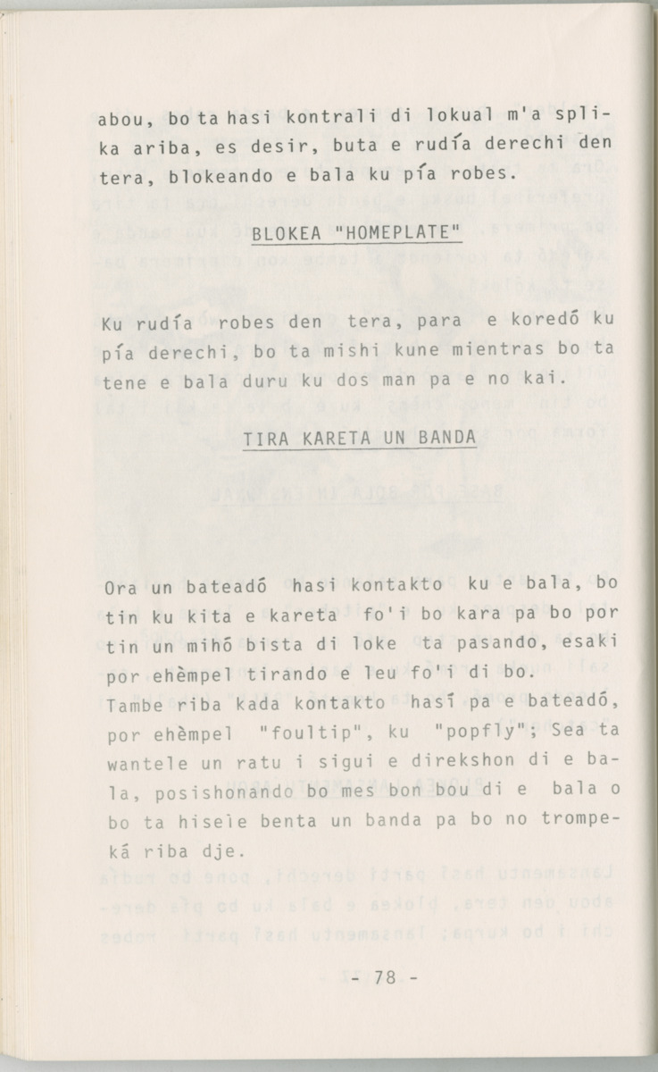 ABC di Beisbol pa hubentut - Page 80