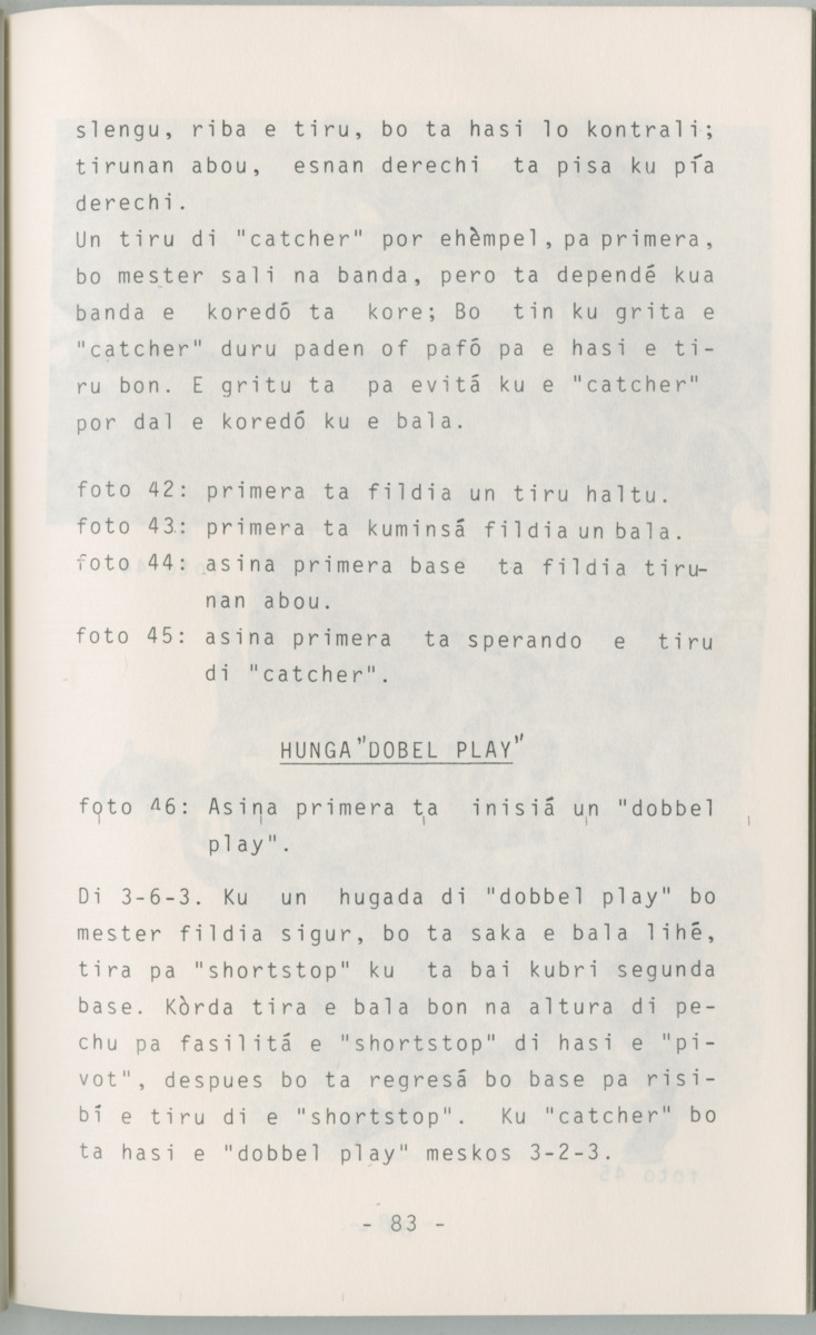 ABC di Beisbol pa hubentut - Page 85