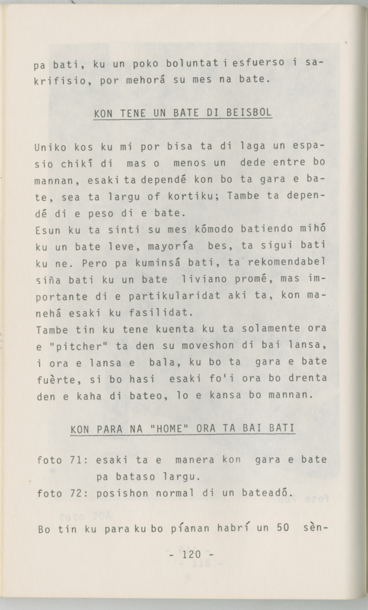 ABC di Beisbol pa hubentut - Page 122