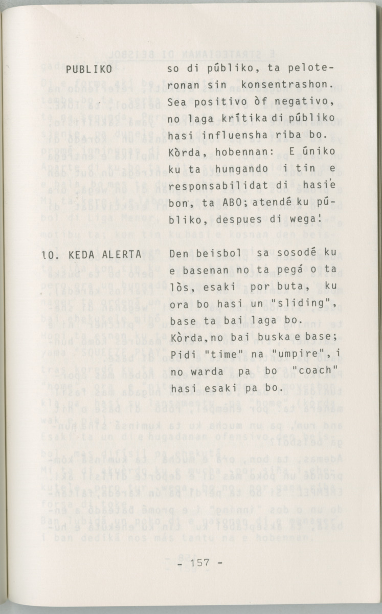 ABC di Beisbol pa hubentut - Page 159