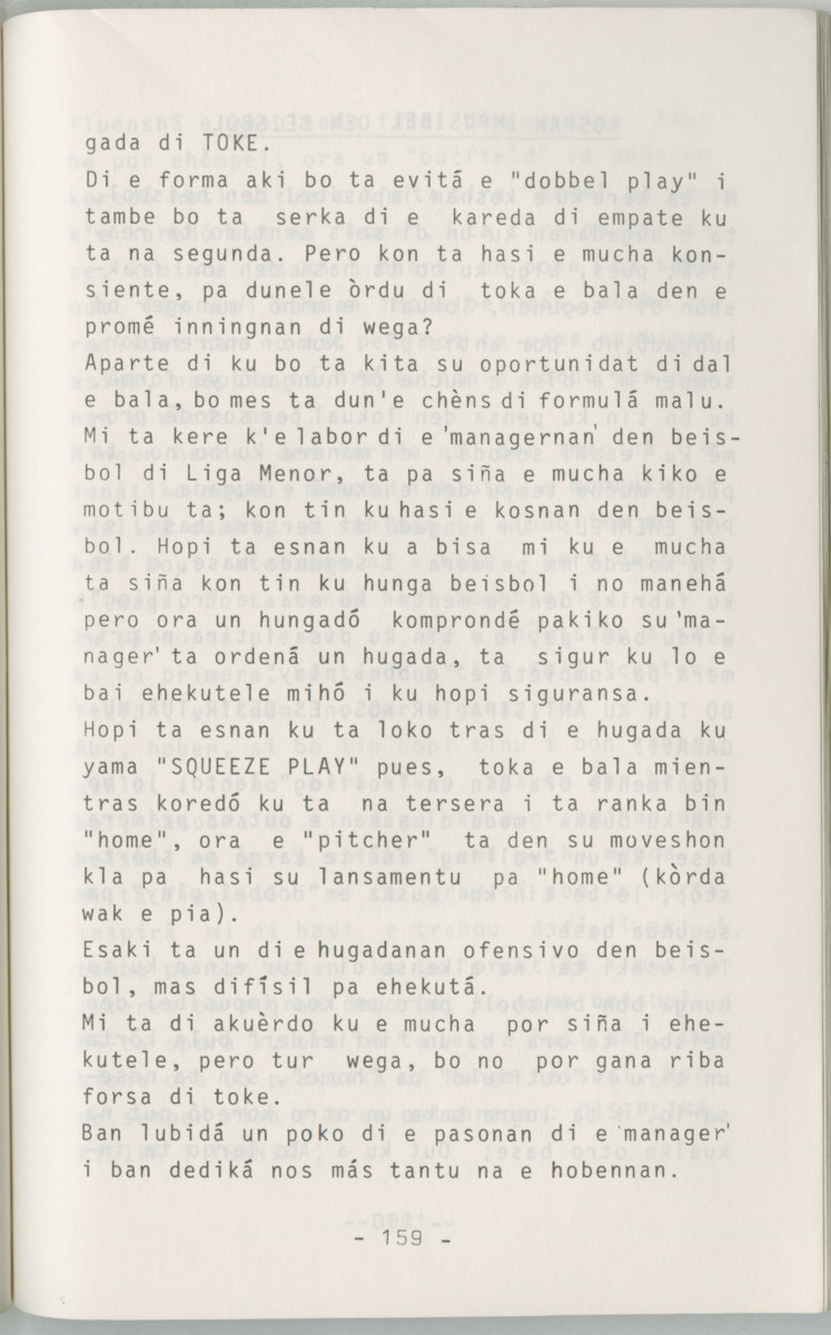 ABC di Beisbol pa hubentut - Page 161