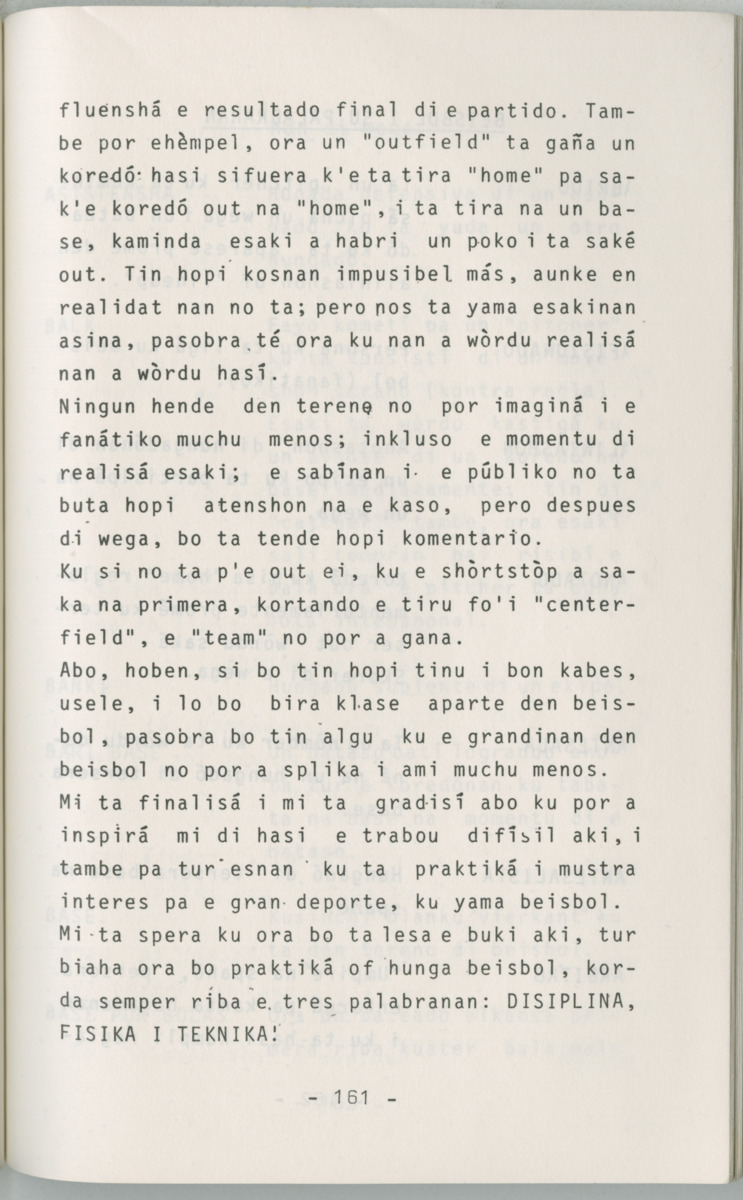 ABC di Beisbol pa hubentut - Page 163