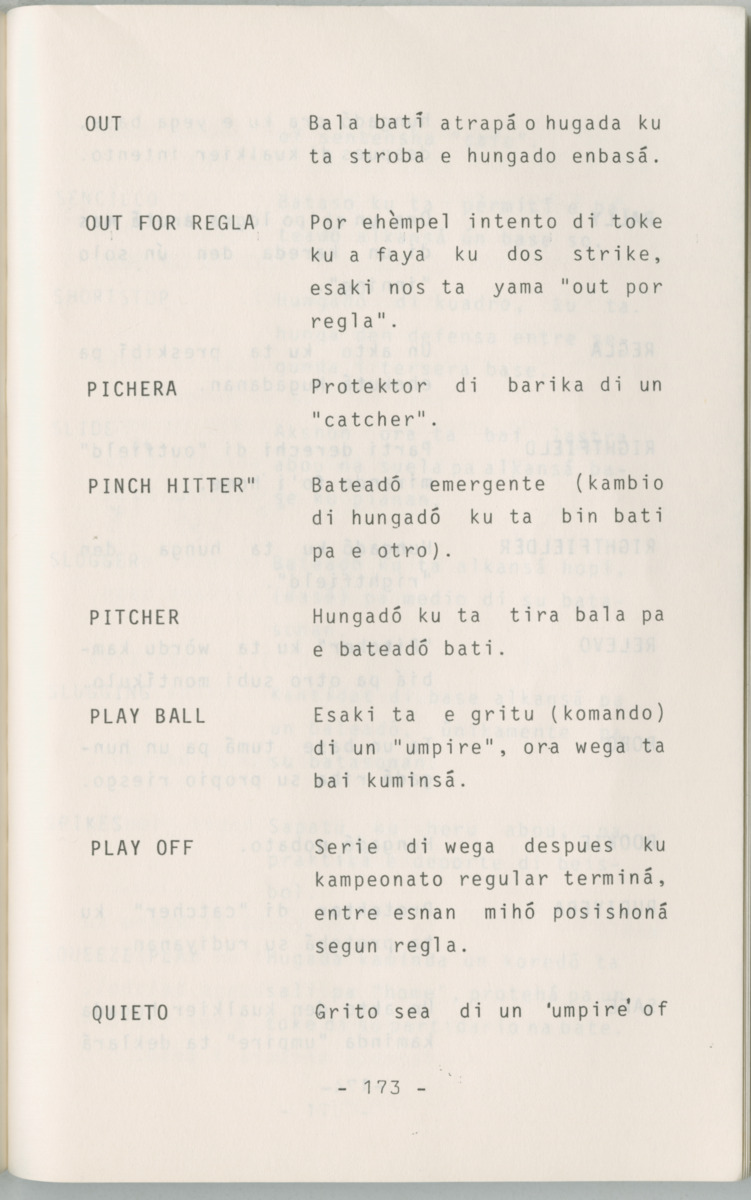 ABC di Beisbol pa hubentut - Page 175