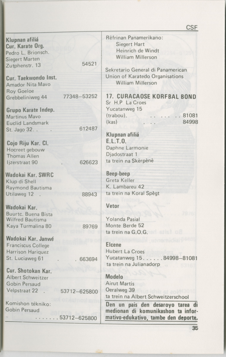 Guia di deporte 1986 : edukashon, fisiko i rekreashon - Page 41
