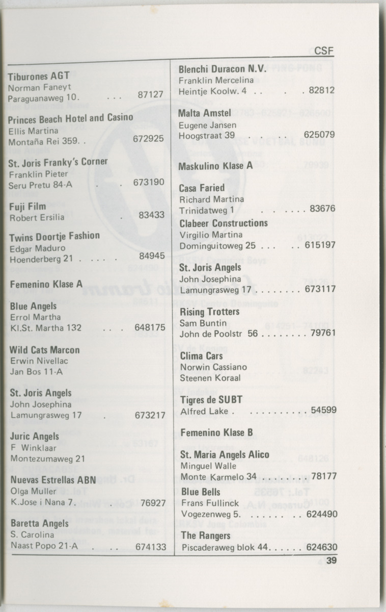 Guia di deporte 1986 : edukashon, fisiko i rekreashon - Page 45