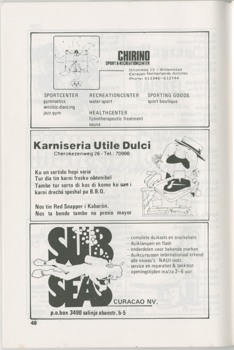 Guia di deporte 1986 : edukashon, fisiko i rekreashon - Page 54