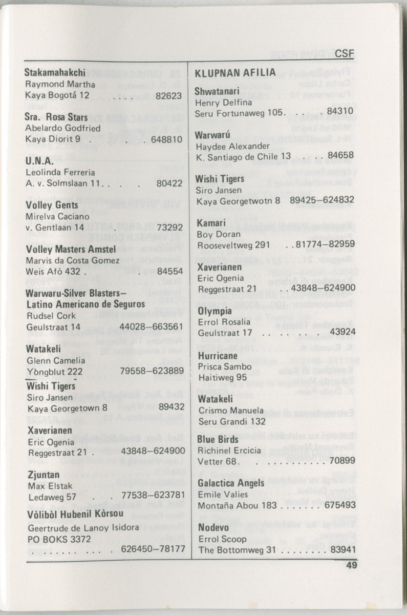 Guia di deporte 1986 : edukashon, fisiko i rekreashon - Page 55